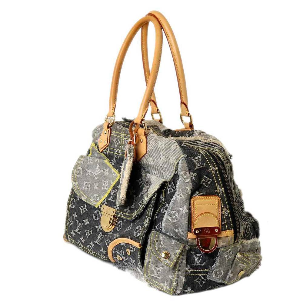 Louis Vuitton Denim Monogram Bowery Green